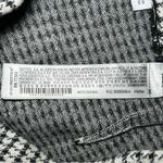 ZARA black & white houndstooth knit wide leg cropped pants women’s size large Photo 8