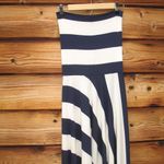 NWT Striped Convertible Stretch Jersey Strapless Maxi Dress XS S M L One Size Blue Size undefined Photo 5
