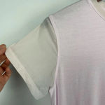 Athleta Light Purple Pink Mesh Short Sleeve Athletic Multimedia T-Shirt Photo 1