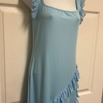Unbranded Ruffled Maxi Dress Blue Size L Photo 6