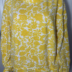 Who What Wear  Yellow and White Floral Top Photo 0