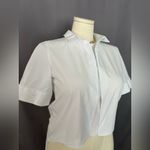 ZARA  Classic White Button-Down Shirt (908) Photo 7