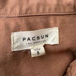 PacSun  Womens Brown Denim Button Front Utility Dress Size S Photo 5