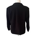 Black Tailored Blazer with Notched Lapel large Photo 1