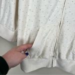 Volcom  Women's White Zip Up 3/4 Sleeve "Trapeze Please Jacket" Sz M Photo 1