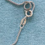 Rare Vintage DBJ rhinestone cross 925 silver necklace Photo 3