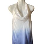 Sofia Drees White Knit Top tie dye Blue Size M Photo 0