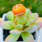 Cute Dainty Orange Fruit Ring Photo 0
