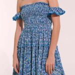 Poupette St. Barth Mini Dress Aurora Blue Photo 9
