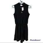 Maurice's Maurice’s XS black jumper button back sheer lace crochet front sleeveless NWT Photo 1