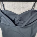 Forever 21  Dress Small Midi Long Sexy Black‎ Bustier Formal Event High Slit Goth Photo 6