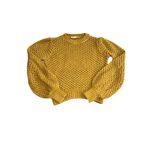 Zimmermann  Women’s Unbridled Mustard Honeycomb Mohair Sweater Size 1 AU Photo 2