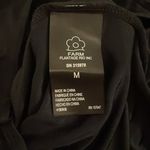 Farm Rio Cutout Bodysuit Black Size Medium NWT Knot Long Sleeve Photo 5