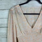 Urban Outfitters  Floral Long Sleeve Crop Top Size Small Photo 3