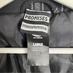 Broken Promises  Warrior Black & Grey Plaid Flannel Jacket Size XL Unisex Photo 6