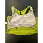 Athleta  tank top built in bra‎ lime green Photo 4