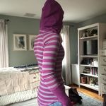 Free People vintage hooded henley button up Photo 2