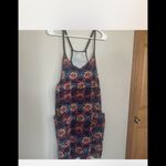 FP Movement by Free People Hot Shot Romper in Black Daisy Combo Sz L EUC Size L Photo 7