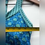 prAna  Cali Dress racer back geometric print outdoor camping hiking built in bra Photo 5