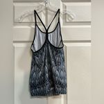 prAna  Andie Racer Back Black and White Tank Top - Size Small - VGUC Photo 1