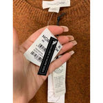 TREASURE & BOND Crew Neck Pullover in Rust Leather Size XS NEW Brown Photo 3