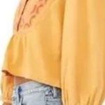 Free People  Embroidered Iggie Woven Crop Top Cairo Combo Photo 1