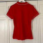 Tommy Hilfiger  NWT red cotton polo shirt large Photo 5