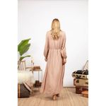 Sundress Chicago Long Dress in Roma Cafe Au Lait M/L New Womens Maxi Tan Size M Photo 9