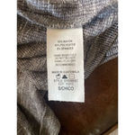 Ces Femme Baby Doll Button Down Swing Dress Mocha Gray Size Small Photo 10