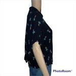 Love Note Love Notes pineapple print buttoned blouse Photo 1