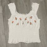 Jolt Women's Floral Embroidered Smocked
Tank Top Photo 1