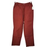 FP Movement Voyage Cargo Pants Garnet Red High Rise Utility Size Small NWT Photo 1