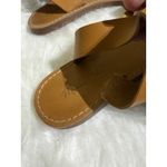 Madewell  Ankle Strap Sandals Women's Size 7 Leather Brown Casual Shoes Photo 3