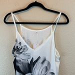 Floral mini dress sz XL NWT vacation beach resort casual comfy summer neutral White Photo 1