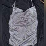 21 Saints NWT Metallic Silver Cami Sz. S Photo 0
