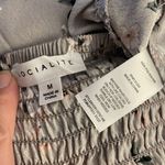 Socialite NWOT  Lavender Purple Floral Babydoll Mini Dress Sweetheart Neck New Photo 7