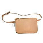 Madewell  The Simple Pouch Belt Bag in Linen Cream Leather Photo 2