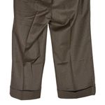 J.Crew  Wool Professional Wide Leg Cuffed City Fit Dress Pants Size 8 Grey #3292 Photo 5