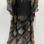 Free People brown & black floral patchwork tiered ruffle multi layer dress 6 nwt Photo 9