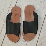l*space L  black slip on sandals Photo 1