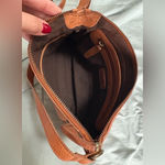 Vilenca Holland Studded Tan Leather Cross Body Bag EUC‎ Photo 3