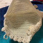 Vintage Crocheted Clutch Off White Purse Handbag Photo 4