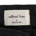 Aritzia Wilfred Free Twostep Flare Leg High Waisted Jeans Black Women’s Size 6 Photo 9