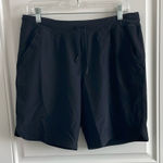 Lands' End Lands’ End Women’s Black Board Shorts w/ Pockets & Drawstring - Size 10P Photo 0