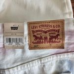 Levi's Levi’s 501 Original Straight Leg High Rise Tie Dye Jeans White Blue Pink 8 Photo 4