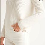 Quince White Fisherman Sweater Photo 1