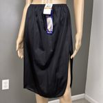 Vanity Fair Vintage New NOS Medium  Half Slip Petti Slip VF 360 Black Slit 11760 Photo 1