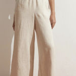 Flax  Linen Crop Pull on Pants Size 1X Lagenlook boho Photo 0