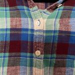 J.Crew Shrunken Boy Shirt in Gemstone Plaid Size 2 Photo 3