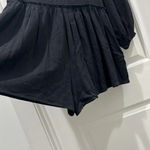 Princess Polly NWT  Black Ballon Sleeve Romper Sz 0 Photo 6